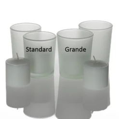 Eastland Grande Votive Candle Holder Frosted Set Of 12 -US Gift Sales 2024 1101 1191 votive