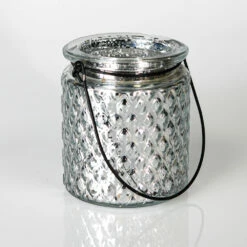 Eastland Hanging Mercury Patterned Holder 3.5" Set Of 12