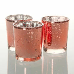 Richland Rose Gold Mercury Votive Holder Set Of 72