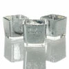 Richland Silver Mercury Square Votive Holder Set Of 72