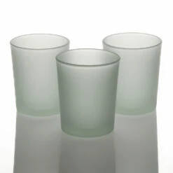 Eastland Grande Votive Candle Holder Frosted Set Of 12