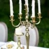 Gold Moretti Candelabra 25in