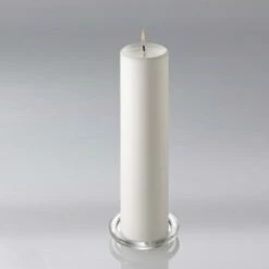 Richland Pillar Candle 3"x12" White Set Of 24