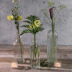 Richland Vintage Square Glass Bottle Clear Set Of 6 -US Gift Sales 2024 1322 1323 9643 5948 43b136a4 5d72 4654 838c a70f56745594