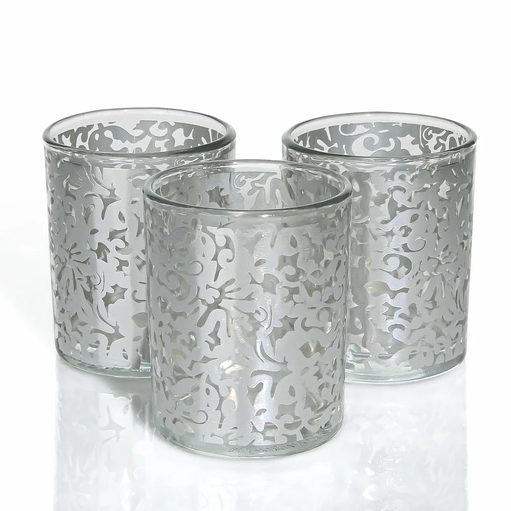 Richland Silver Lace Votive Holder Set Of 12 1 Richland Silver Lace Votive Holder Set Of 12