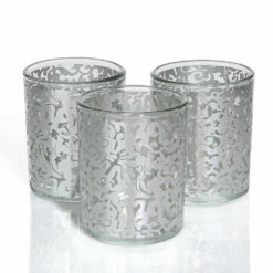 Richland Silver Lace Votive Holder Set Of 72