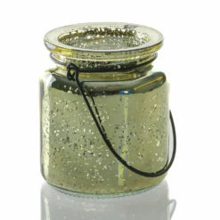 Richland Hanging Holder Mercury Metallic Gold Set Of 48