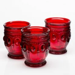 Richland Vintage Charm Candle Holder Red Set Of 48