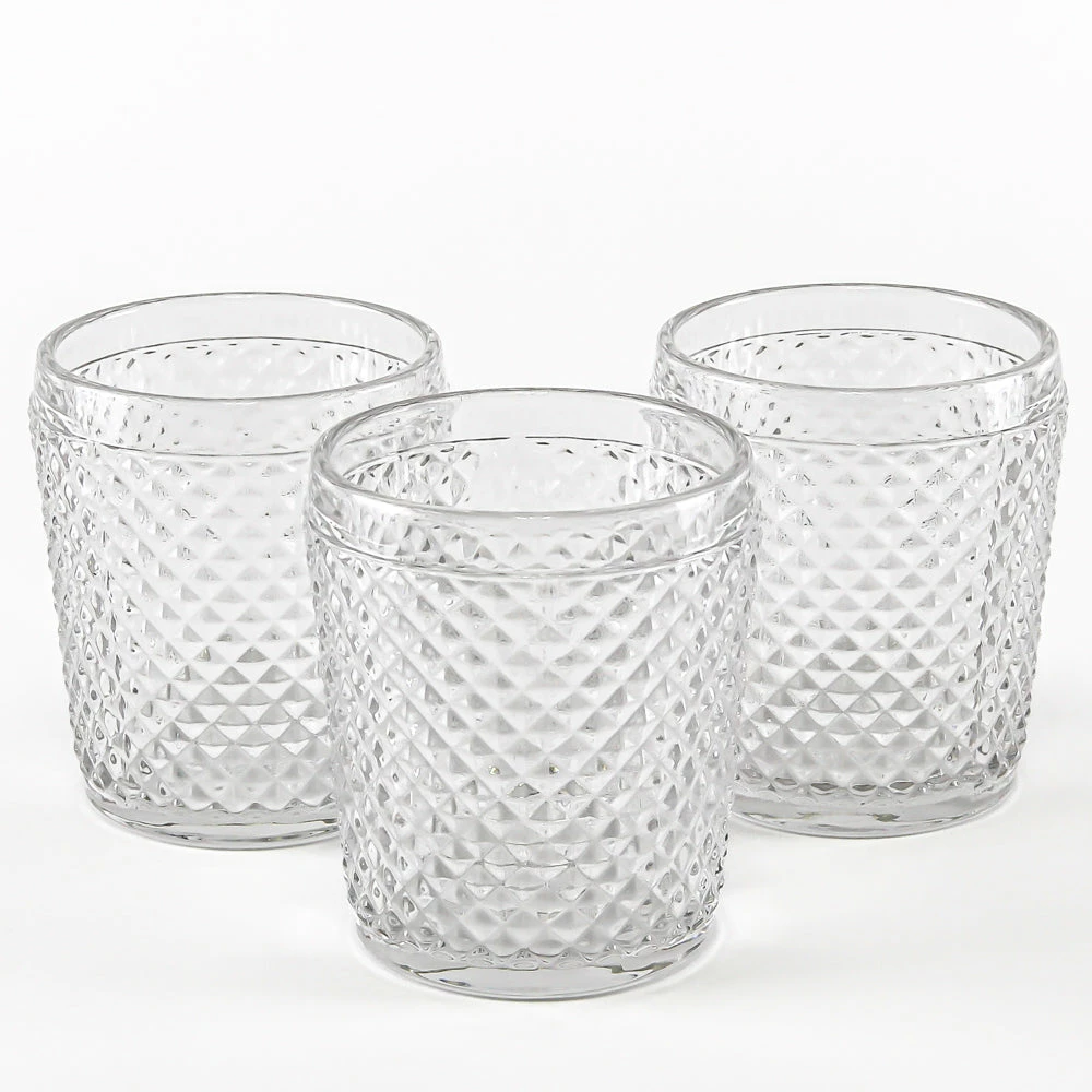 Richland Diamond Candle Holder Clear Set Of 6 1 Richland Diamond Candle Holder Clear Set Of 6