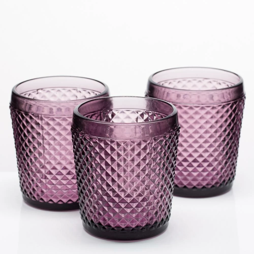 Richland Diamond Candle Holder Purple Set Of 48 1 Richland Diamond Candle Holder Purple Set Of 48