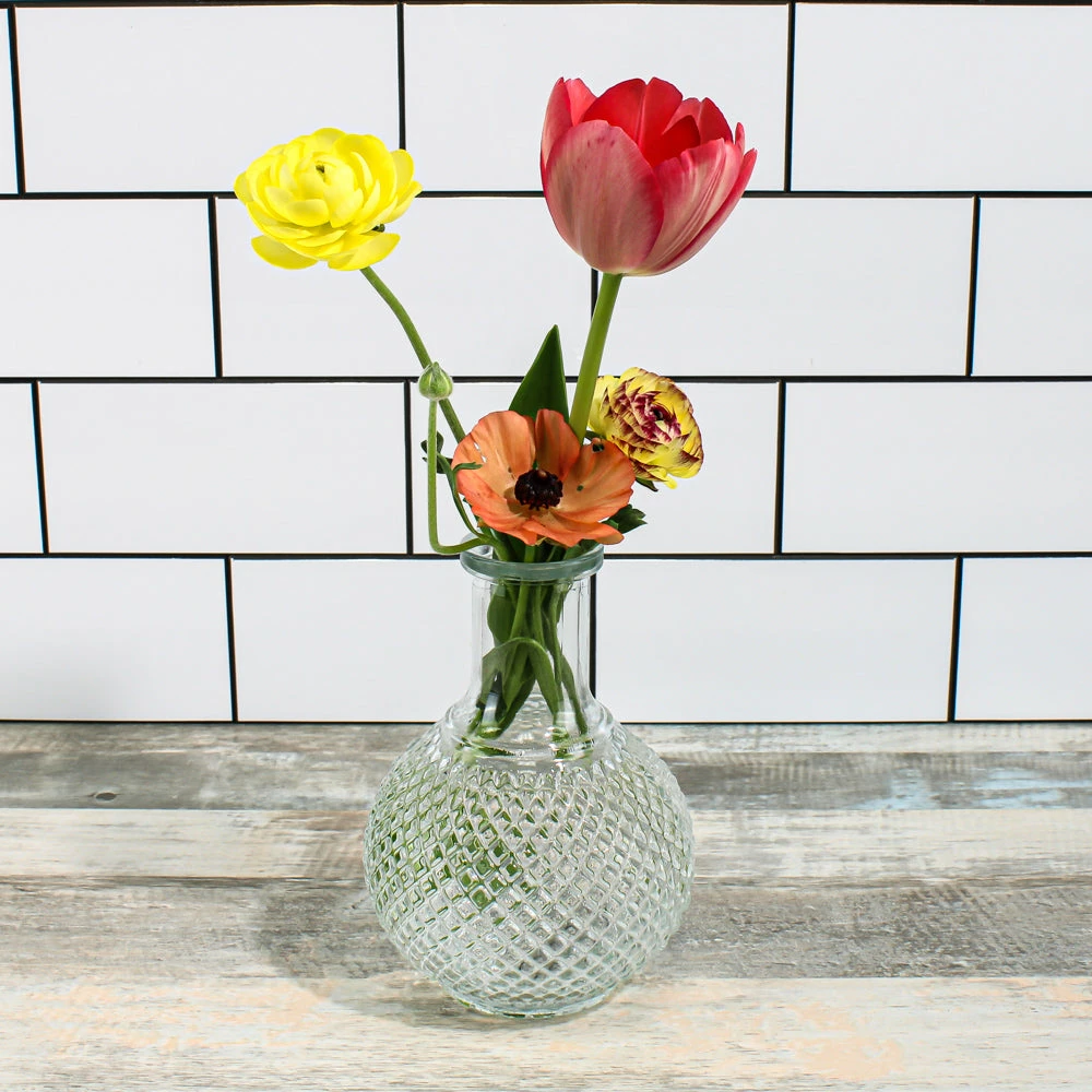 Richland Textured Glass Perfume Vase Set Of 24 2 Richland Textured Glass Perfume Vase Set Of 24 - Image 2