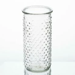 Richland Cylinder Vase Dotted Swiss Small Set Of 6