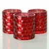 Richland Votive Holder Honeycomb Red Mercury Set Of 48