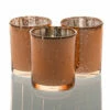 Richland Votive Holder Grande Rose Gold Mercury Set Of 72