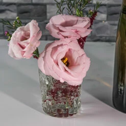 Richland Votive Holder Clear Textured Glass Set Of 12 -US Gift Sales 2024 1580 7260 2