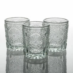 Richland Votive Holder Clear Textured Glass Set Of 12