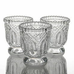 Richland Royal Textured Glass Votive Holder Petite Clear Set Of 48