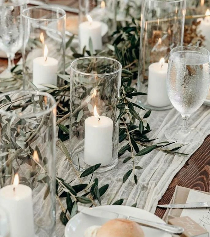 Richland Pillar Candle 2"x3" White Set Of 80 2 Richland Pillar Candle 2"x3" White Set Of 80 - Image 2