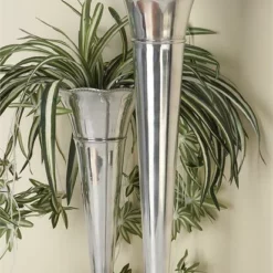 Aluminum 22" Trumpet Flower Vase