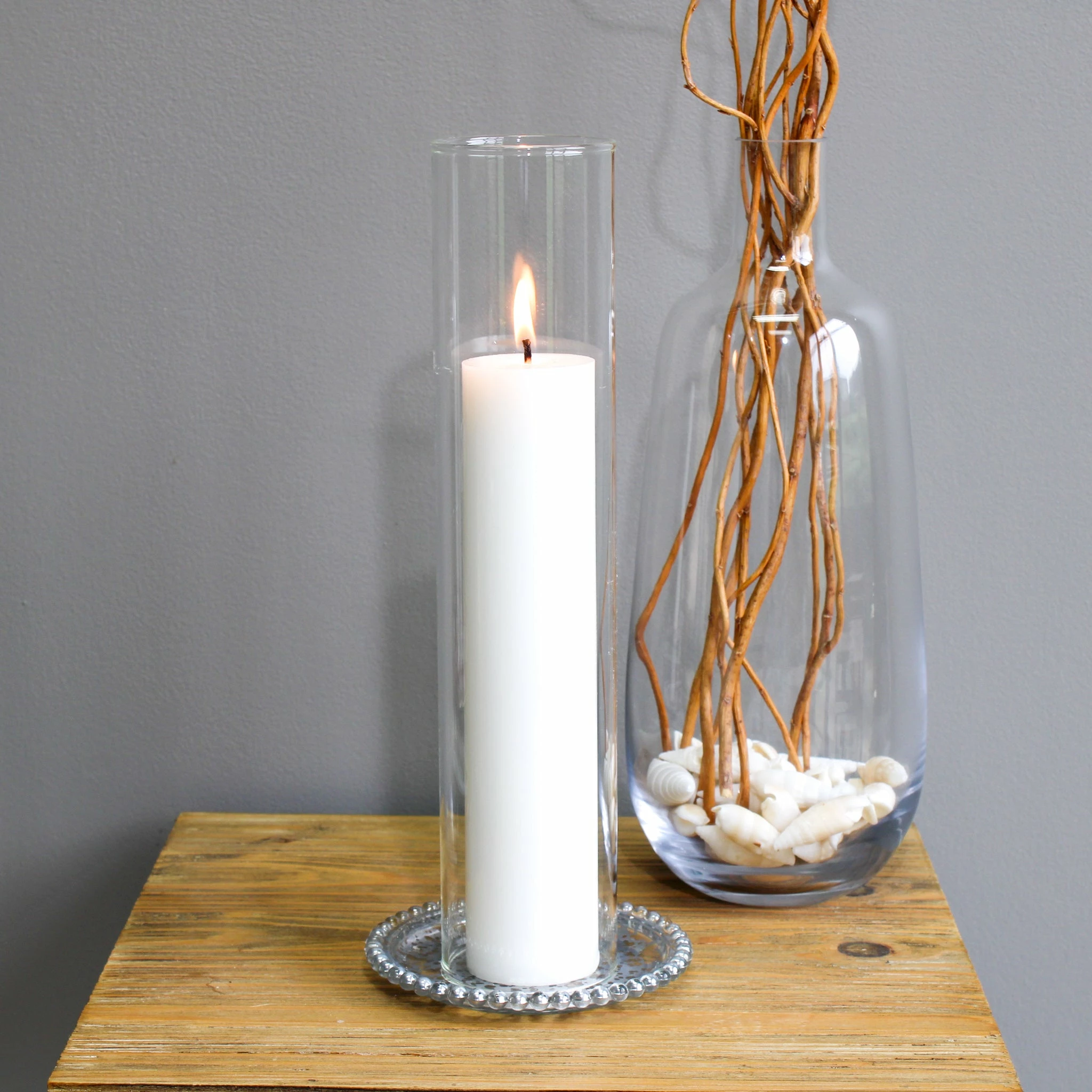 Richland Glass Chimney Candle Shade 2.5" X 12" Set Of 36 3 Richland Glass Chimney Candle Shade 2.5" X 12" Set Of 36 - Image 3