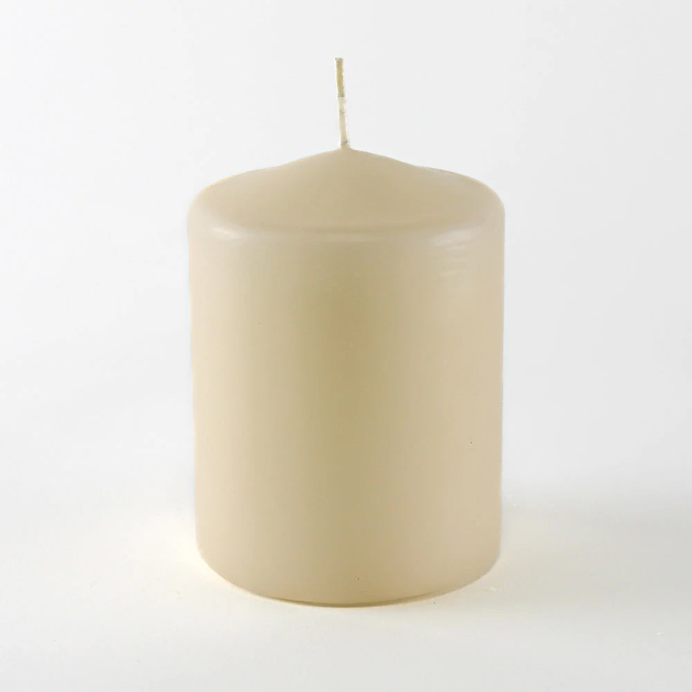Richland 3"x4" Sand Tone Pillar Candle Set Of 12 1 Richland 3"x4" Sand Tone Pillar Candle Set Of 12