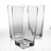 Richland Contemporary Tapered Square Vase 9" Set Of 3