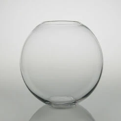 Richland 8" X 7.5" Clear Bubble Ball Vase