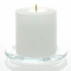 Richland Rustic Pillar Candle 3"x 3" White Set Of 48