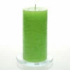 Richland Rustic Pillar Candle 3"x 6" Green Set Of 12