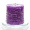 Richland Rustic Pillar Candle 3"x 3" Lavender Set Of 48