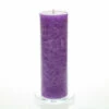 Richland Rustic Pillar Candle 3"x 9" Lavender Set Of 6