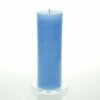 Richland Rustic Pillar Candle 3"x 9" Light Blue Set Of 12