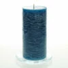 Richland Rustic Pillar Candle 3"x 6" Navy Blue Set Of 24