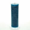 Richland Rustic Pillar Candle 3"x 9" Navy Blue Set Of 12