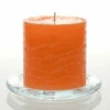 Richland Rustic Pillar Candle 3"x 3" Orange Set Of 48