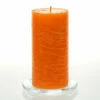 Richland Rustic Pillar Candle 3"x 6" Orange Set Of 12