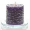 Richland Rustic Pillar Candle 3"x 3" Purple Set Of 12