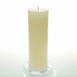 Richland Rustic Pillar Candle 3"x 9" Light Ivory Set Of 12