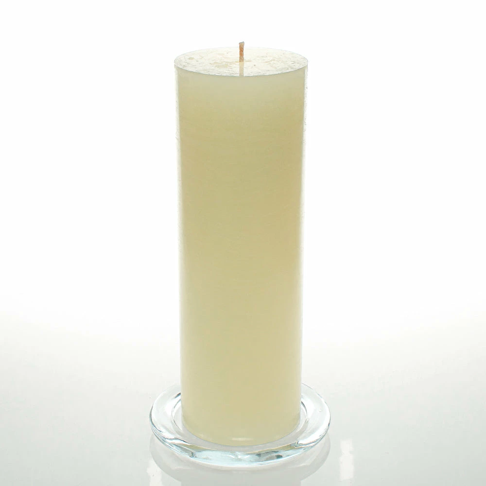 Richland Rustic Pillar Candle 3"x 9" Light Ivory Set Of 12 1 Richland Rustic Pillar Candle 3"x 9" Light Ivory Set Of 12