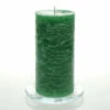 Richland Rustic Pillar Candle 3"x 6" Dark Green Set Of 24