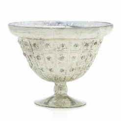 Baleri Glass Compote Bowl 8'' X 6''