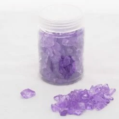 Richland Glass Pebble Vase Filler – Purple Set Of 24