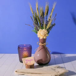 Richland Emry Vase Mauve Set Of 6