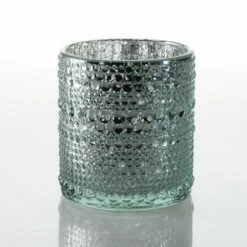 Richland Mercury Candle Holder Pearly Silver Small Set Of 36 -US Gift Sales 2024 91096 8208