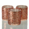 Richland Mercury Candle Holder Nadine Rose Gold Small Set Of 36