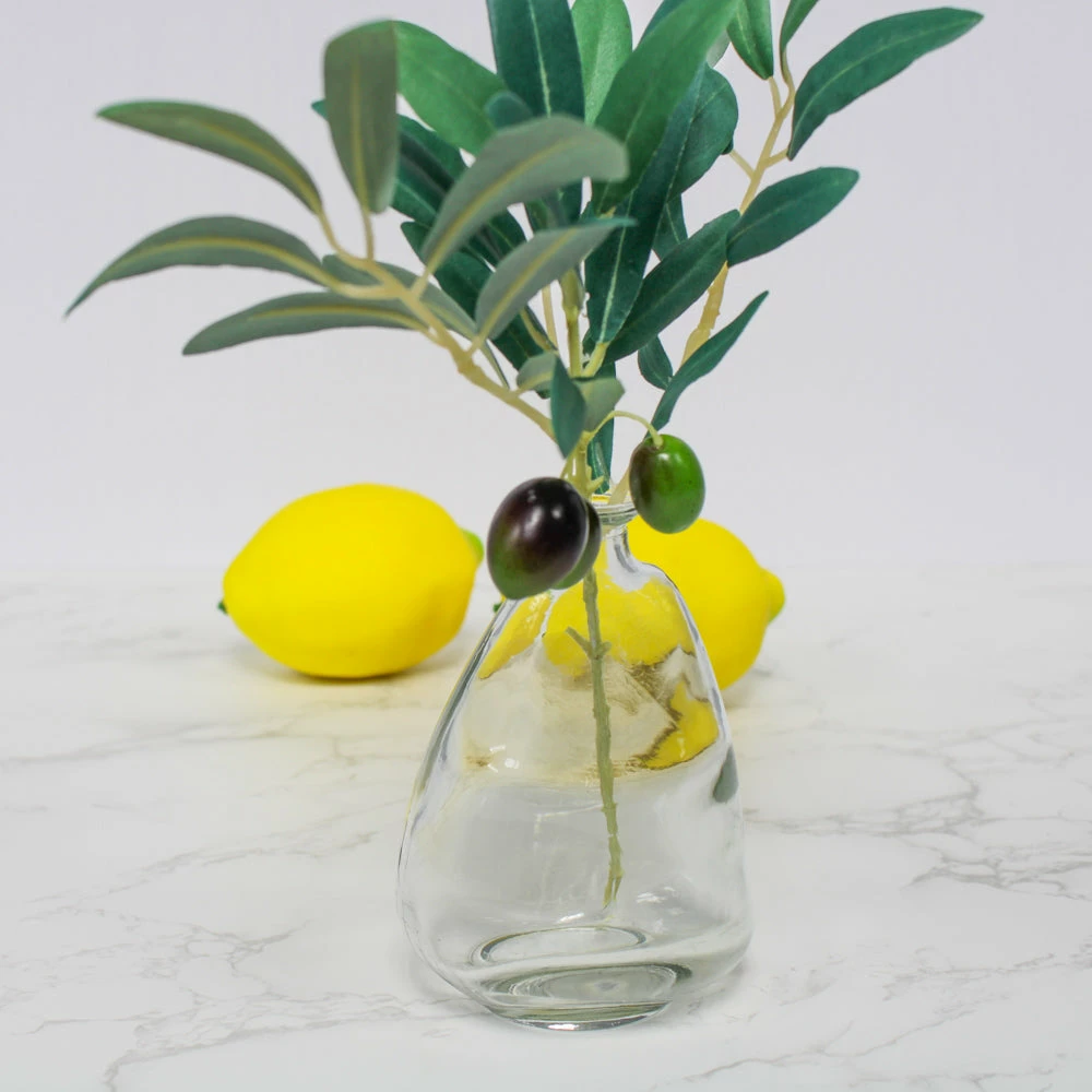 Richland Boho Teardrop Glass Bottle 4.5" Set Of 12 3 Richland Boho Teardrop Glass Bottle 4.5" Set Of 12 - Image 3