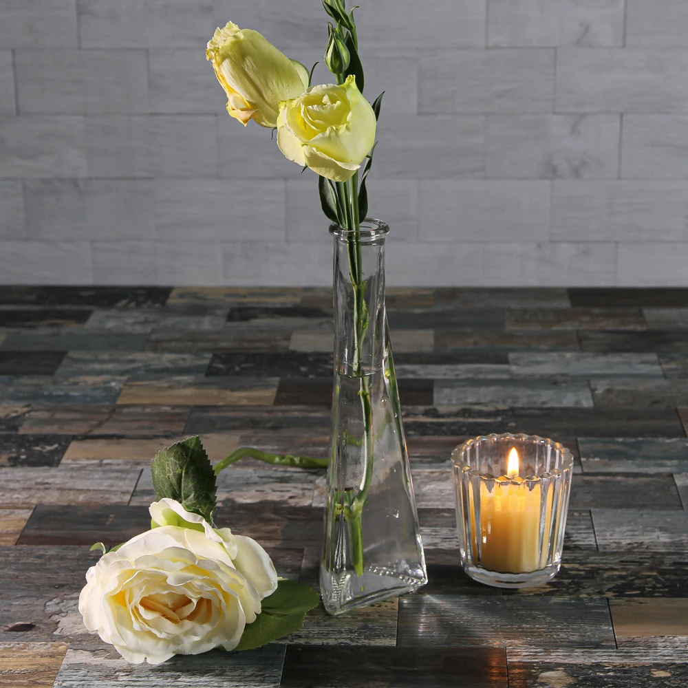 Richland Tapered Triangle Bud Vase Set Of 24 2 Richland Tapered Triangle Bud Vase Set Of 24 - Image 2