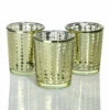 Richland Gold Dotted Glass Holder – Small Set Of 72