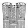 Richland Silver Lattice Glass Holder - Large Set Of 48