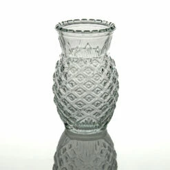 Richland Glass Bud Vase Clear Pineapple Set Of 12